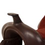 Western saddle, bridle and real leather breastplate 16" brown by , Frames - Ref: Foro24-91348, Price: 187,99 €, Discount: %