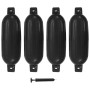 Parachoques para barco 4 unidades PVC negro 58,5x16,5 cm de , Atracada y anclaje - Ref: Foro24-92382, Precio: 69,35 €, Descue...