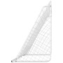 Soccer goal with white steel net 366x122x182 cm by , soccer goals - Ref: Foro24-93371, Price: 85,75 €, Discount: %