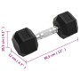 Dumbbells 2 units cast iron 16 kg by , free weight - Ref: Foro24-93603, Price: 75,99 €, Discount: %