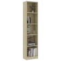 5-stufiges Regal aus eichenfarbenem Sperrholz, 40 x 24 x 175 cm von vidaXL, Bücherregale und Regale - Ref: Foro24-800849, Pre...