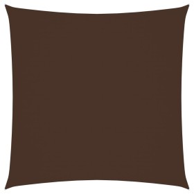 Square sail awning Oxford fabric brown 3x3 m by , Umbrellas - Ref: Foro24-135797, Price: 34,67 €, Discount: %