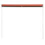 Orange and brown retractable awning 100x150 cm by , Awnings - Ref: Foro24-145893, Price: 46,90 €, Discount: %