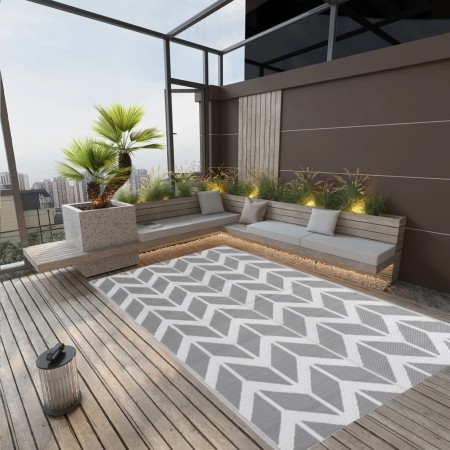 Gray PP outdoor rug 190x290 cm by , Outdoor protectors - Ref: Foro24-316952, Price: 52,88 €, Discount: %