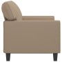 2-seater sofa in cappuccino-colored synthetic leather 120 cm by , Sofas - Ref: Foro24-359416, Price: 214,96 €, Discount: %