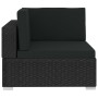 3-piece garden sofa set and black synthetic rattan cushions by vidaXL, Garden sets - Ref: Foro24-47267, Price: 325,90 €, Disc...