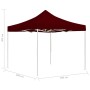 Red aluminum professional folding tent 3x3 m by , Tents and gazebos - Ref: Foro24-45484, Price: 186,99 €, Discount: %