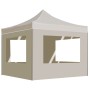 Carpa plegable profesional con paredes aluminio crema 3x3 m de , Carpas y cenadores - Ref: Foro24-45486, Precio: 248,81 €, De...