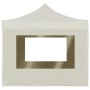 Carpa plegable profesional con paredes aluminio crema 3x3 m de , Carpas y cenadores - Ref: Foro24-45486, Precio: 248,81 €, De...