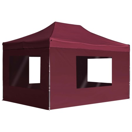 Professional folding tent and red aluminum walls 4.5x3m by , Tents and gazebos - Ref: Foro24-45499, Price: 287,45 €, Discount: %