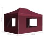 Professional folding tent and red aluminum walls 4.5x3m by , Tents and gazebos - Ref: Foro24-45499, Price: 287,99 €, Discount: %