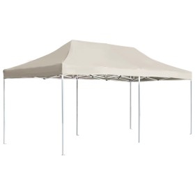 Cremefarbenes, professionelles Faltzelt aus Aluminium, 6 x 3 m von , Zelte und Pavillons - Ref: Foro24-45501, Preis: 294,27 €...