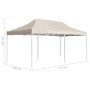 Carpa plegable profesional de aluminio crema 6x3 m de , Carpas y cenadores - Ref: Foro24-45501, Precio: 294,27 €, Descuento: %