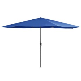 Outdoor umbrella with light blue metal pole 390 cm by , Umbrellas - Ref: Foro24-47385, Price: 77,79 €, Discount: %