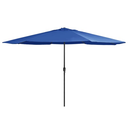 Outdoor umbrella with light blue metal pole 390 cm by , Umbrellas - Ref: Foro24-47385, Price: 77,72 €, Discount: %