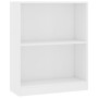 Engineered wood white shelf 60x24x76 cm by vidaXL, Bookcases and shelves - Ref: Foro24-800855, Price: 43,45 €, Discount: %