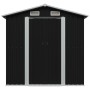 Anthracite gray steel garden shed 204x132x186 cm by vidaXL, Sheds - Ref: Foro24-47028, Price: 232,99 €, Discount: %