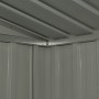 Caseta de jardín de acero gris antracita 204x132x186 cm