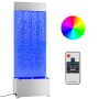 Columna burbujas LEDs RGB acero inoxidable acrílico 110 cm de , Fuentes y cascadas - Ref: Foro24-151400, Precio: 320,99 €, De...