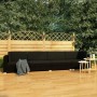 4-teiliges Gartensofa-Set und schwarze synthetische Rattankissen von vidaXL, Gartensets - Ref: Foro24-47271, Preis: 342,05 €,...