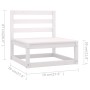 Garden furniture set 10 pieces solid pine wood by , Garden sets - Ref: Foro24-3076110, Price: 569,01 €, Discount: %