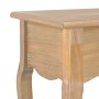 Console table with 2 solid pine wood drawers 120x35x76cm by , Side tables - Ref: Foro24-280020, Price: 192,86 €, Discount: %