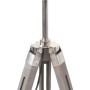 Solid gray and white teak wood tripod lamp 141 cm by , Lamps - Ref: Foro24-288073, Price: 72,99 €, Discount: %