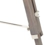 Solid gray and white teak wood tripod lamp 141 cm by , Lamps - Ref: Foro24-288073, Price: 72,99 €, Discount: %