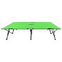 Tumbona plegable para 2 personas acero verde de , Tumbonas - Ref: Foro24-310351, Precio: 89,99 €, Descuento: %