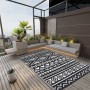 Black PP outdoor rug 140x200 cm by , Outdoor protectors - Ref: Foro24-316978, Price: 31,52 €, Discount: %