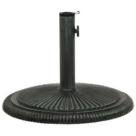 Green cast iron parasol base 45x45x30 cm by , Umbrella bases - Ref: Foro24-317769, Price: 64,99 €, Discount: %