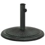 Green cast iron parasol base 45x45x30 cm by , Umbrella bases - Ref: Foro24-317769, Price: 64,61 €, Discount: %