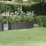 Anthracite powder coated steel flower bed planter 152x40x36 cm by , Pots and planters - Ref: Foro24-318871, Price: 41,44 €, D...