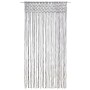 Anthracite gray cotton macrame curtain 140x240 cm by , Curtains and curtains - Ref: Foro24-323991, Price: 41,67 €, Discount: %