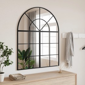 Espejo de pared arco de hierro negro 80x100 cm de , Espejos - Ref: Foro24-3200632, Precio: 133,85 €, Descuento: %