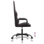 Gaming chair with massage red and black synthetic leather by , Gaming chairs - Ref: Foro24-345564, Price: 112,74 €, Discount: %