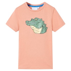 Camiseta infantil naranja claro 128 de , Camisetas para niños - Ref: Foro24-12082, Precio: 7,99 €, Descuento: %