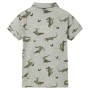 Camisa infantil caqui claro melange 128 de , Camisetas para niños - Ref: Foro24-12107, Precio: 11,97 €, Descuento: %