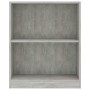 Estantería madera de ingeniería gris hormigón 60x24x76 cm de vidaXL, Librerías y estanterías - Ref: Foro24-800859, Precio: 31...