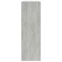 Estantería madera de ingeniería gris hormigón 60x24x76 cm de vidaXL, Librerías y estanterías - Ref: Foro24-800859, Precio: 31...