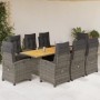 Garten-Essgruppe 9-teilig und graue synthetische Rattankissen von , Gartensets - Ref: Foro24-3212711, Preis: 1,00 €, Rabatt: %