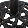 Base de sombrilla de hierro fundido negro y bronce 9 kg 40 cm