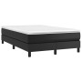 Box spring bed with black synthetic leather mattress 120x190 cm by , Beds and slatted bases - Ref: Foro24-3269671, Price: 322...