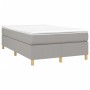 Cama box spring con colchón tela gris claro 120x190 cm de , Camas y somieres - Ref: Foro24-3269690, Precio: 355,53 €, Descuen...