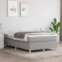 Cama box spring con colchón tela gris claro 120x190 cm de , Camas y somieres - Ref: Foro24-3269690, Precio: 355,53 €, Descuen...