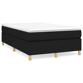 Box spring bed with black fabric mattress 120x190 cm by , Beds and slatted bases - Ref: Foro24-3269692, Price: 335,71 €, Disc...