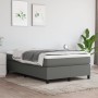 Cama box spring con colchón tela gris oscuro 120x190 cm de , Camas y somieres - Ref: Foro24-3269684, Precio: 352,76 €, Descue...