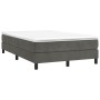 Cama box spring con colchón terciopelo gris oscuro 120x190 cm de , Camas y somieres - Ref: Foro24-3269678, Precio: 329,18 €, ...