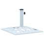 White cast iron umbrella base 12 kg 49 cm by vidaXL, Umbrella bases - Ref: Foro24-47867, Price: 55,99 €, Discount: %