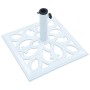 White cast iron umbrella base 12 kg 49 cm by vidaXL, Umbrella bases - Ref: Foro24-47867, Price: 55,99 €, Discount: %